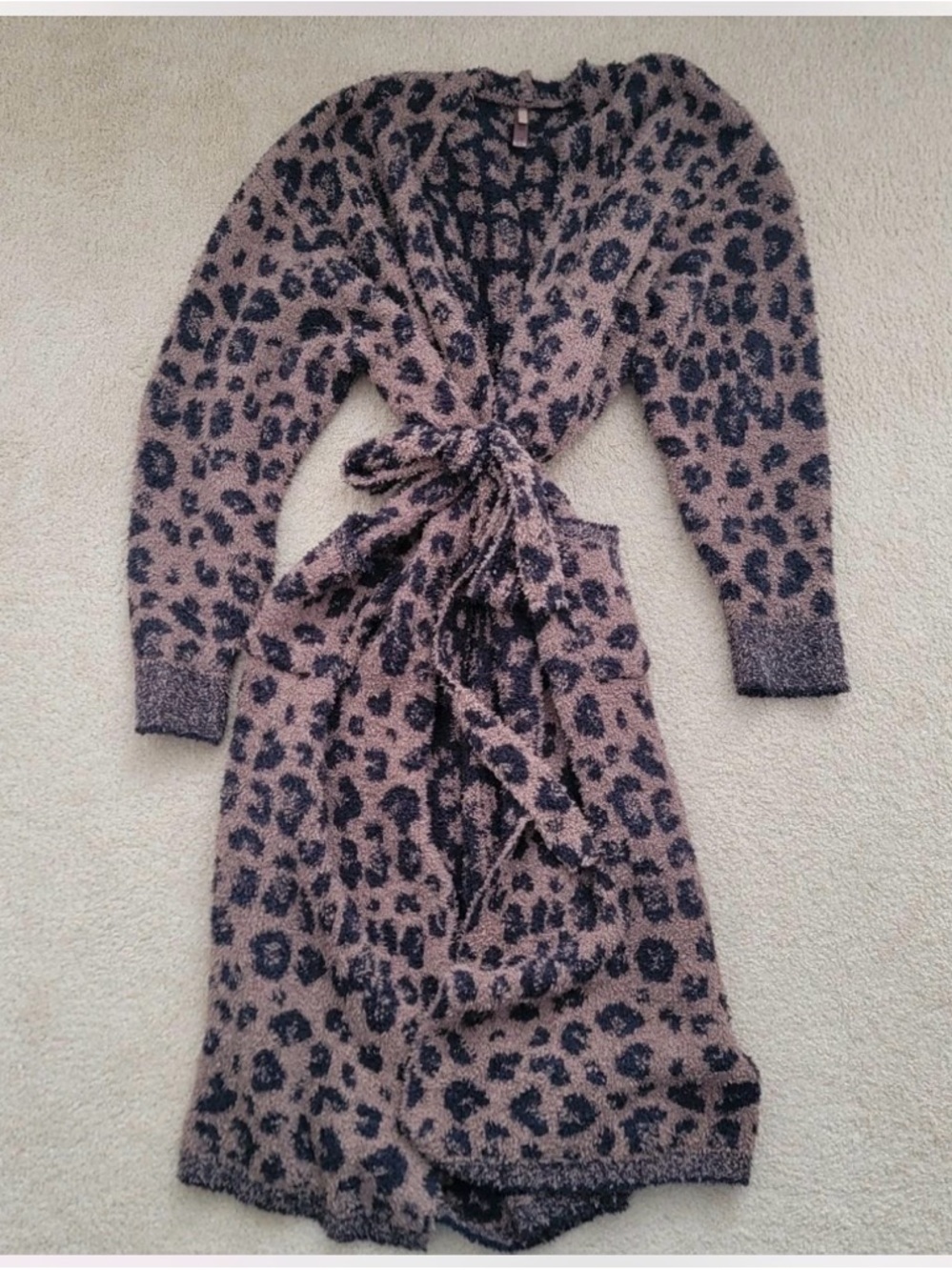 SKIMS Leopard Cozy Robe